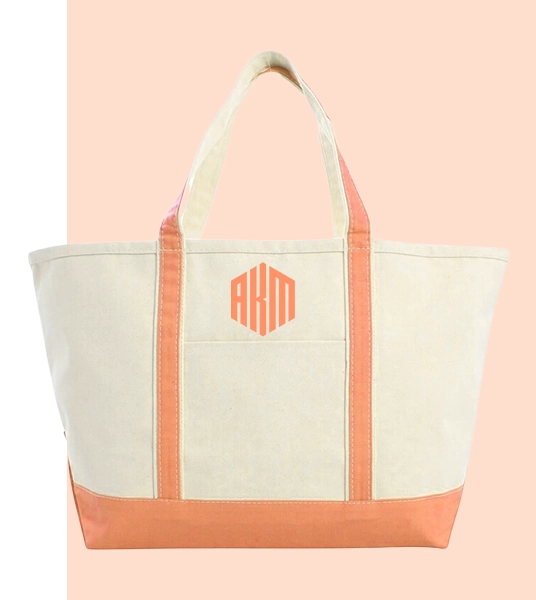 Monogrammed tote bags