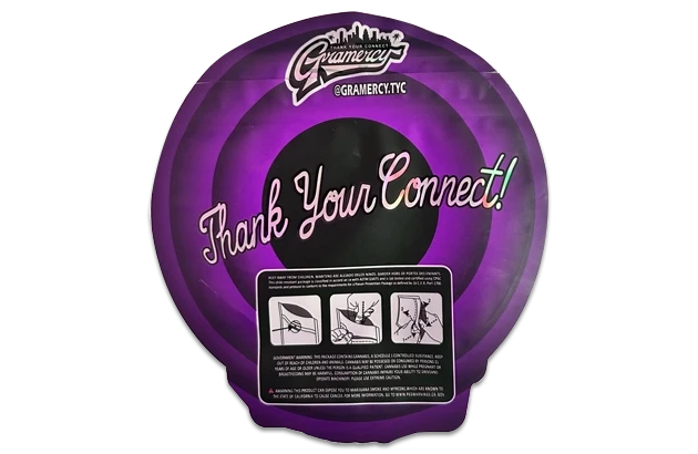 Custom Circle Mylar Bags - FMK Packaging