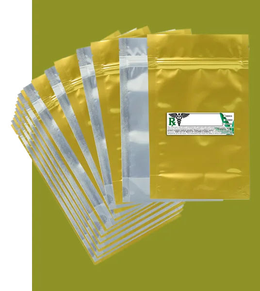 Custom Half Ounce Mylar Bags