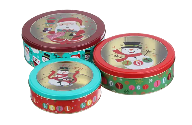 Custom Cookie Tin Boxes - FMK Packaging